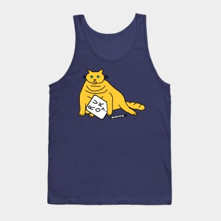 Chubby Cat Wants to Know R U OK Tank Top